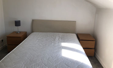 Furnished Double Bedroom of 1 bed flat in Cheddar