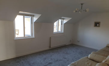 Lounge of 1 bed flat in Cheddar