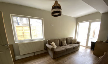 Lounge of shared house in Weston Super Mare